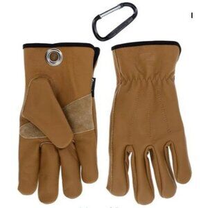 Cummings Full Leather Gloves Size Large  NWT Reinforced Palm Patches